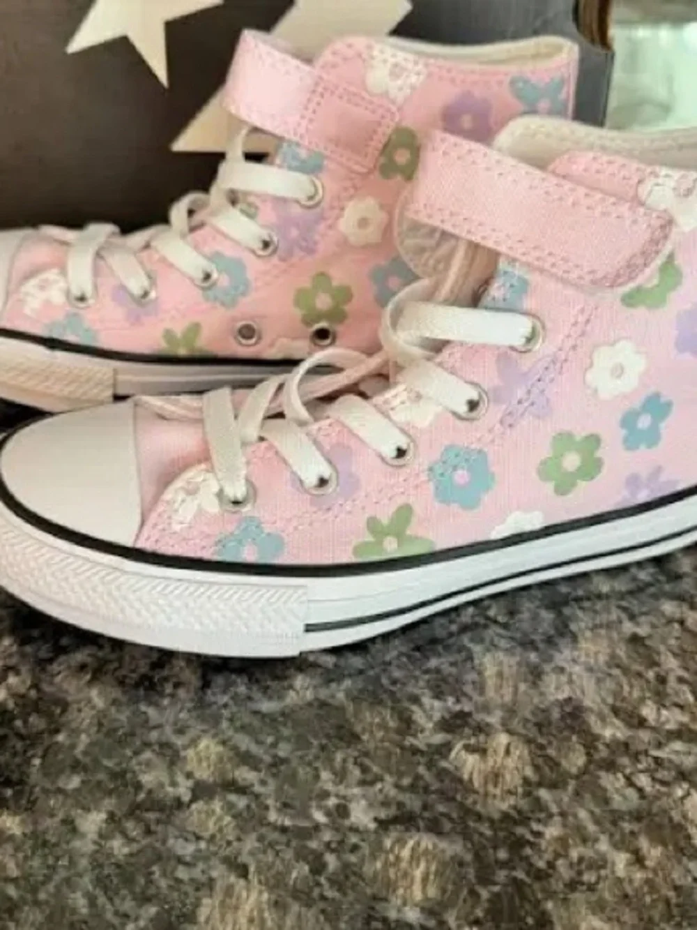 Converse Floral High Top Shoe